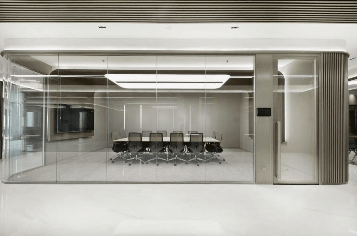 Double glazing partition